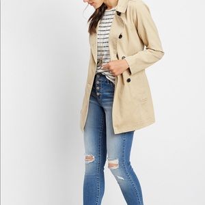 NWT Short Trench Coat